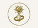 Dropping sun rays between the heritage gold jewellery