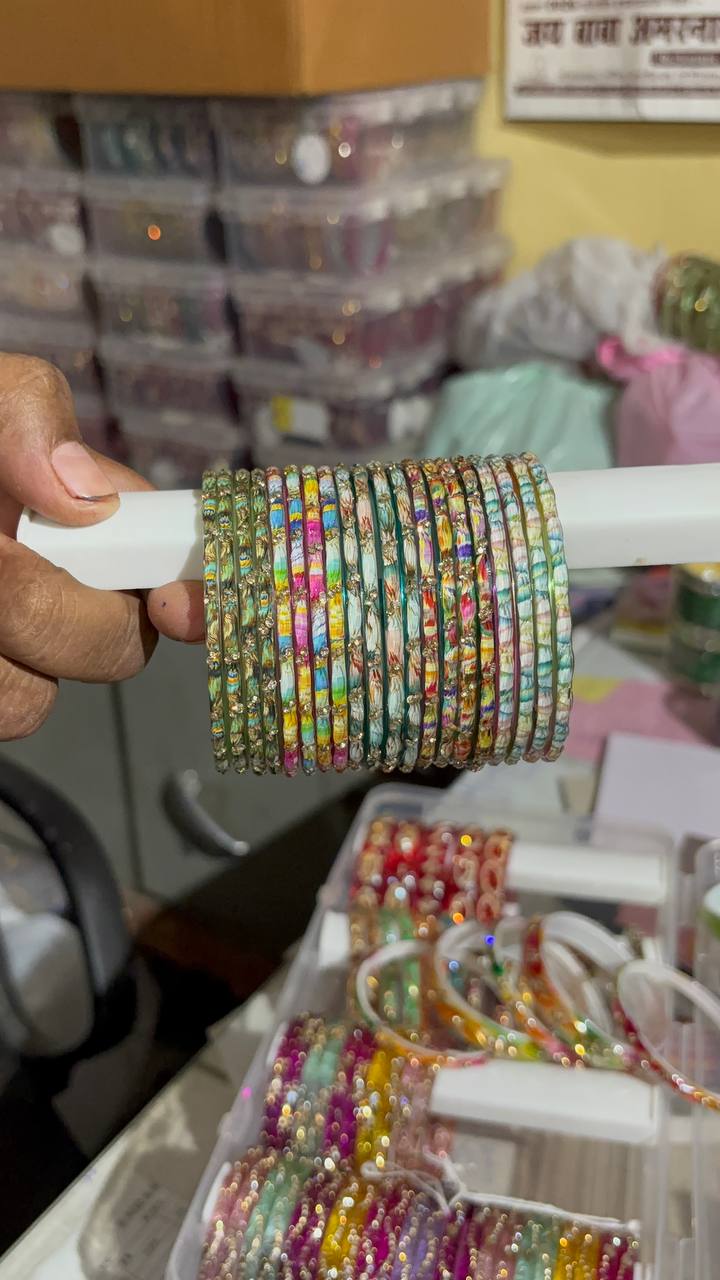 Timeless - Green Elegance – Exclusive Bangle Set - AVARKA